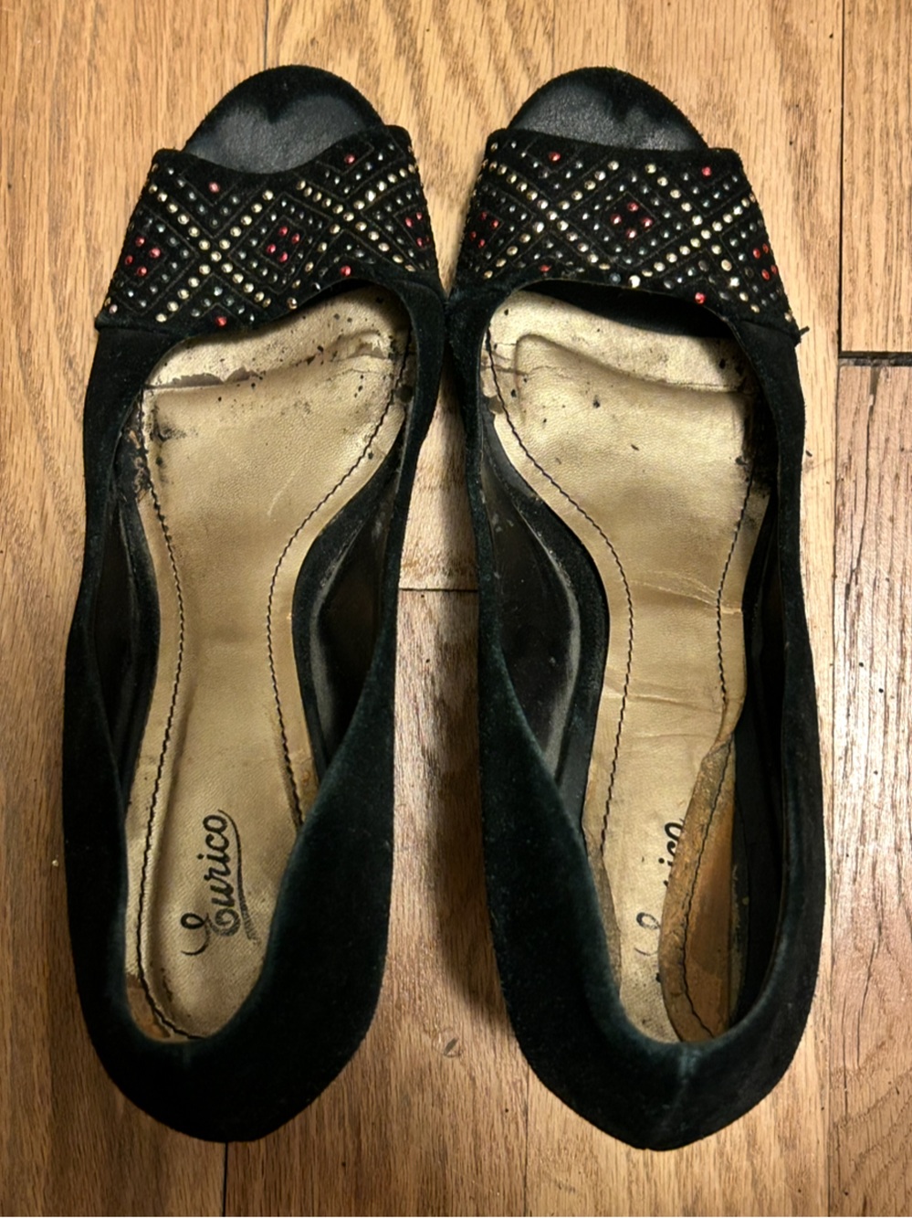 Eurico Max • Black Toe Heels • 14